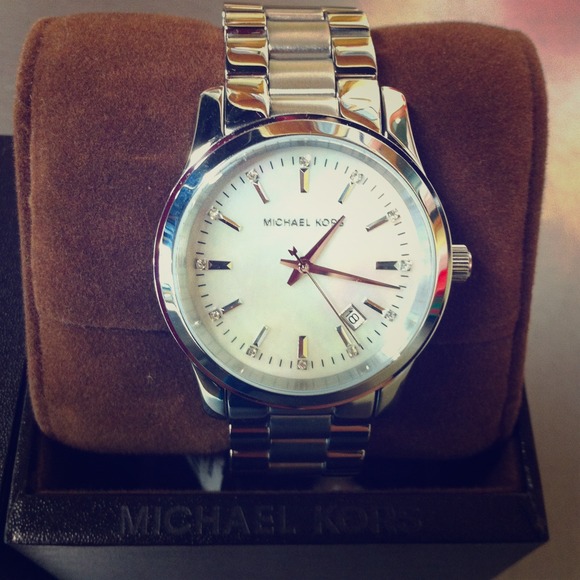 Authentic NWT Michael Kors Silver Watch