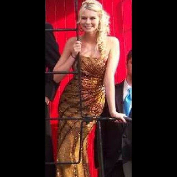 Totally magical sunburst formal!! Worn once - Picture 2 of 4