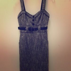 Reserved! BEBE tweed looking dress
