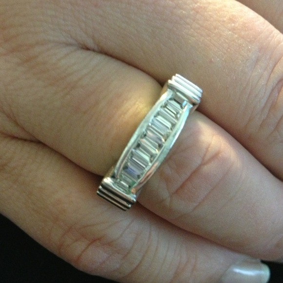 Detailed CZ costume ring