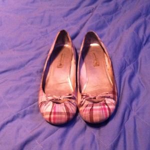 Plaid flats