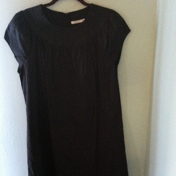 Calypso black silk dress