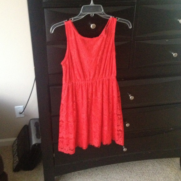 ❤❤traded Tomato red dress
