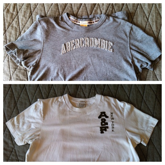 ❌SOLD❌2 Abercrombie & Fitch Men's Muscle Shirts