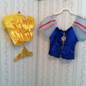 Princess dress-up tops and crown
