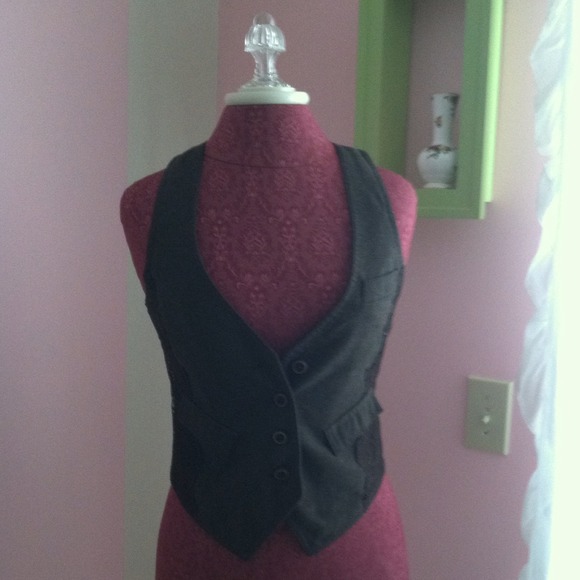 Old Navy Brown Lace Vest