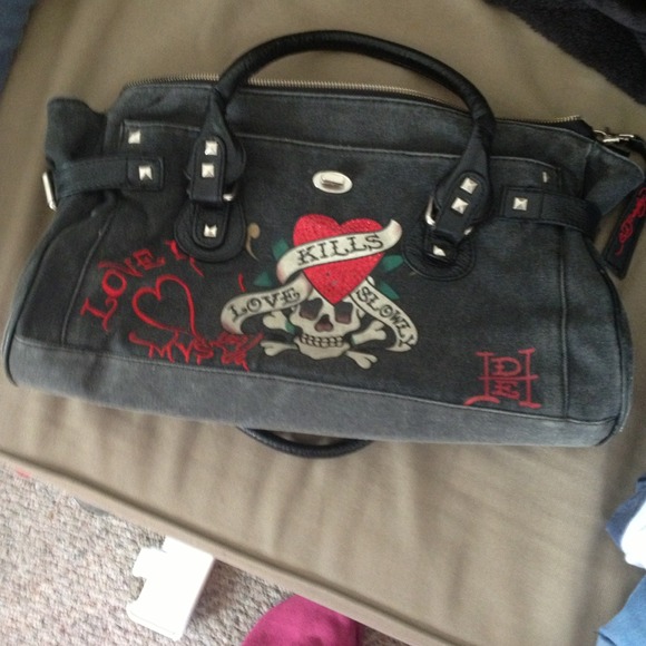 Authentic Ed hardy purse