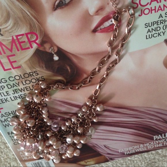 💗Blush Necklace & Bracelet Set💗 - Picture 3 of 4