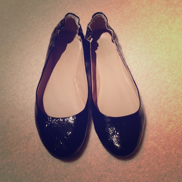Black patent flats from Target