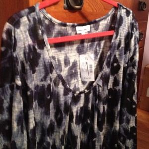 Knit tunic top