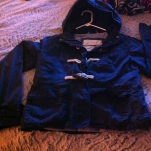 Navy blue Abercrombie & Fitch jacket medium size