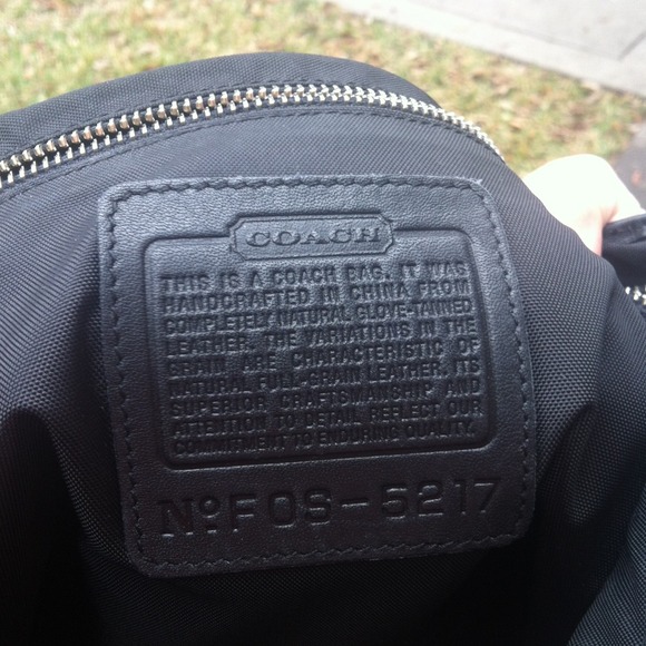 Black Coach Messenger Bag FOS- 5217 - Picture 3 of 3