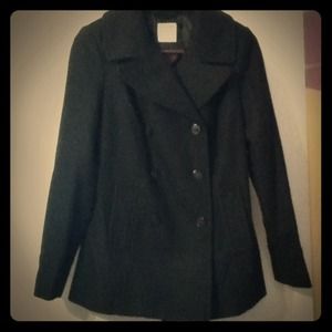 Small Black old navy pea coat brand new never worn