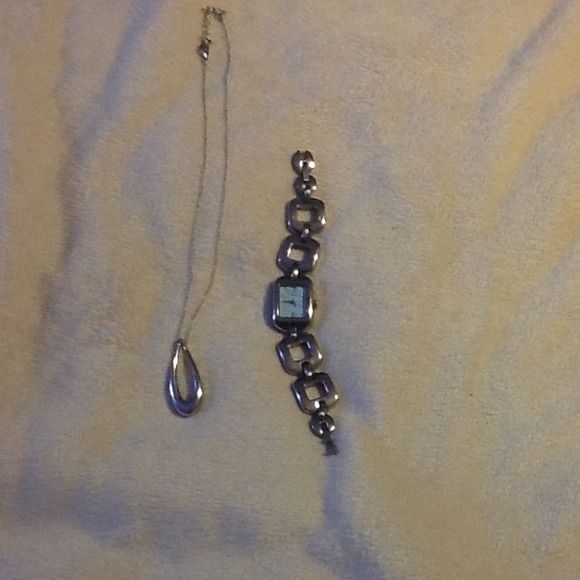 Necklace and watch