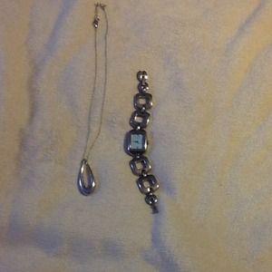 Necklace and watch