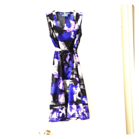 Simply Vera Wang purple print dress