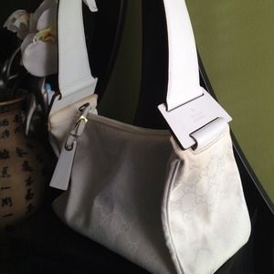Authentic Gucci White Bag