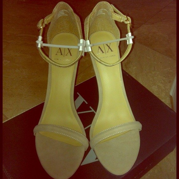 Armani Nude Strappy Sandals