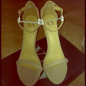 Armani Nude Strappy Sandals