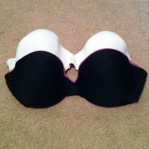 Two strapless bras