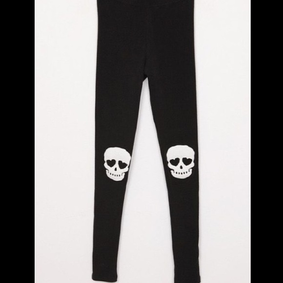 Pants - Skull Kneed Leggings