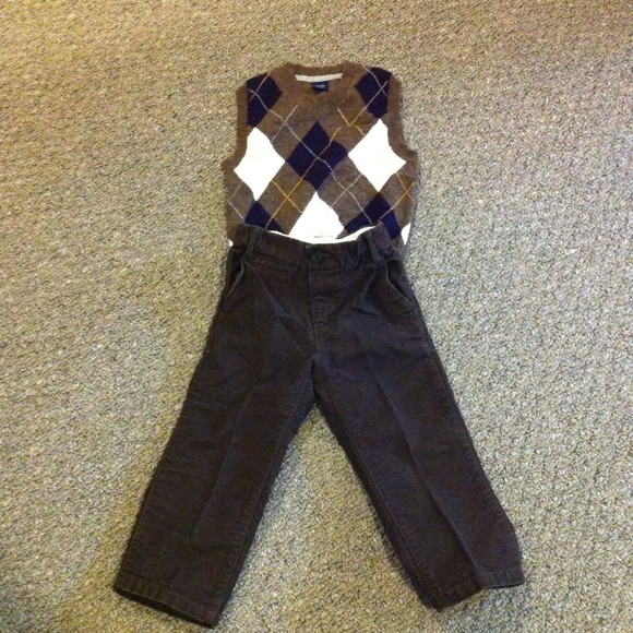 Bundle for @treysgrandma: Argyle Vest and Pants