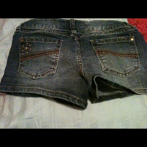 Denim shorts