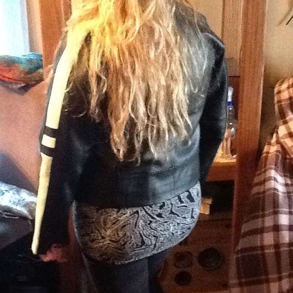 Black Leather Jacket - Picture 3 of 4