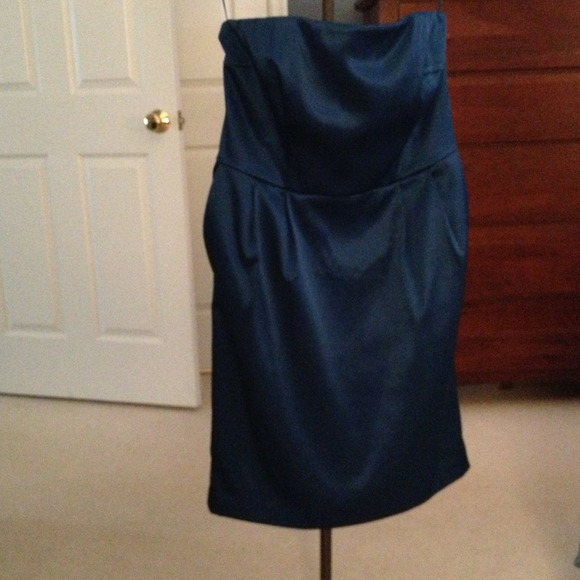 Express strapless dress