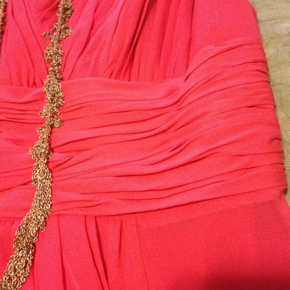 ❌SOLD❌Stunning Anne Taylor silk halter dress - Picture 2 of 4