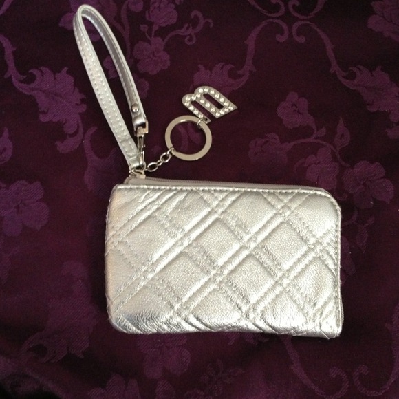 bebe Clutches & Wallets - Bebe wallet wristlet - silver