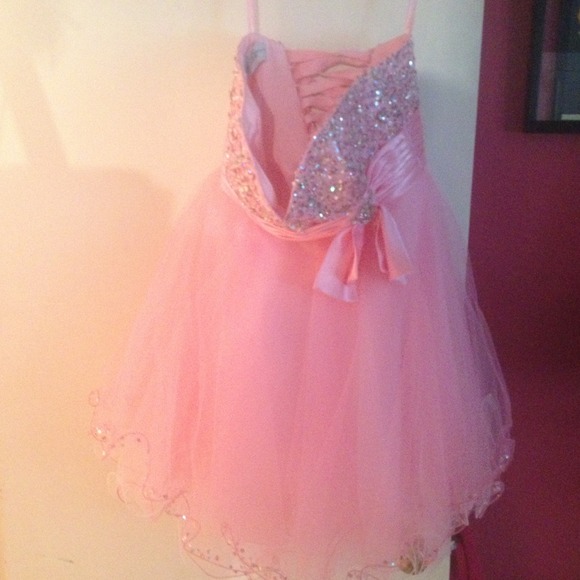 Pink prom dress