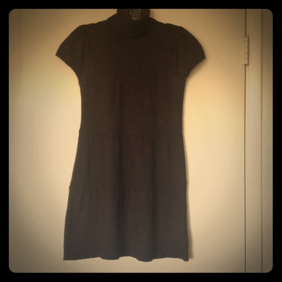 Cute dark chocolate sweater dress