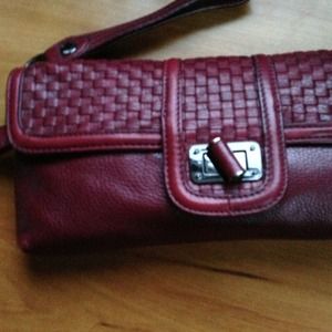 💥💃Host Pick💥💃7/31 Red leather Clutch