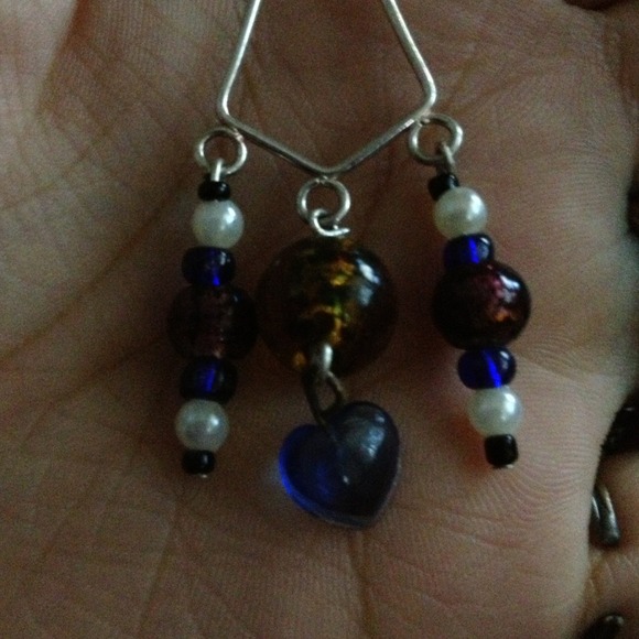 Unique handmade earrings - Picture 2 of 2