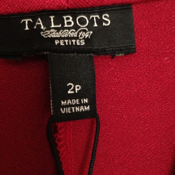 Talbots 10% off beautiful never worn red dress - Picture 2 of 2