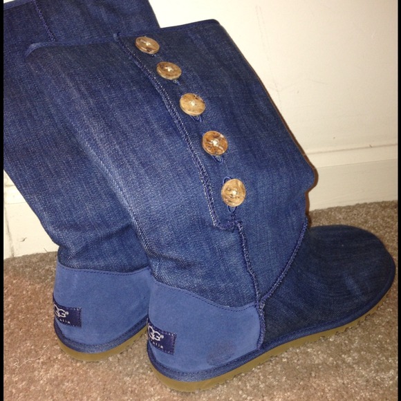 Ugg denim boots authentic. NWOT