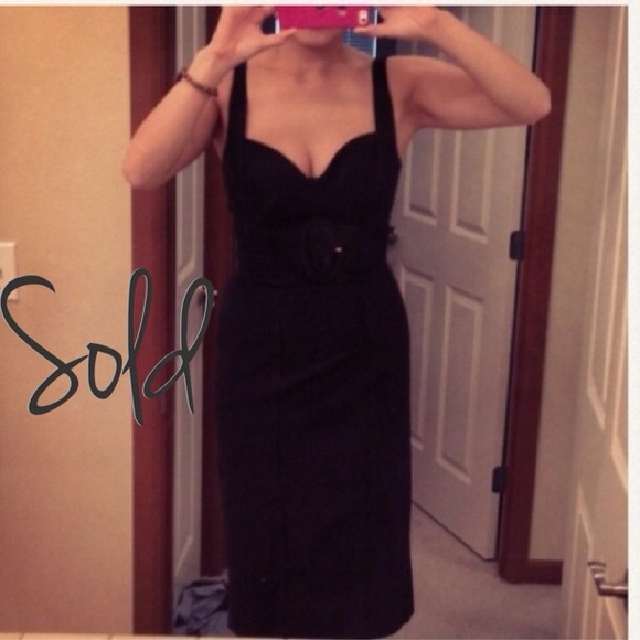 ✨SOLD ✨Brand new Bebe form fitting pencil dress.