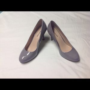 Annie Patent Pump- Silver Sconc