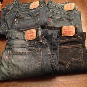 4 pair Boys size 16H Levi's 505/550 (2 each)