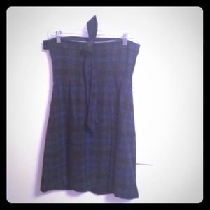 American eagle strapless dress with belt.