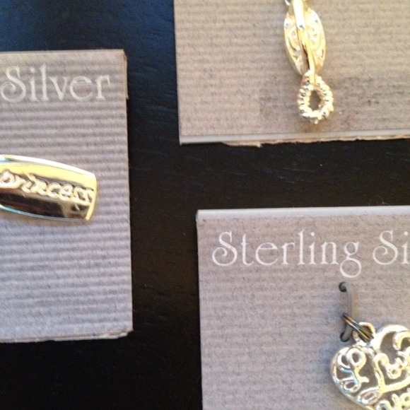 Brand new!! Sterling silver charms. All for $20