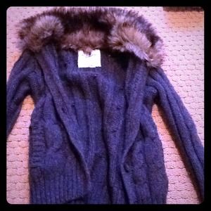 RESERVED Fur collar jacket