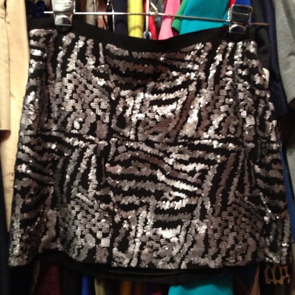 Theory sequined mini skirt