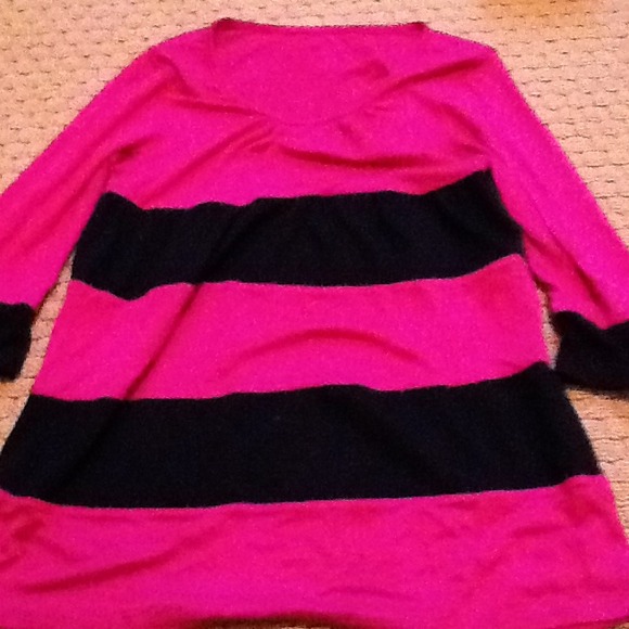 Pink abd black striped Long shirt