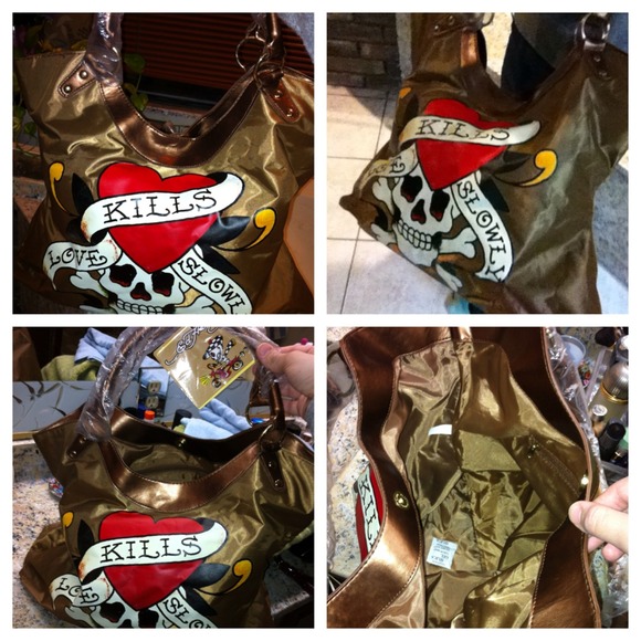 BRAND NEW EDD HARDY TOTE BAG