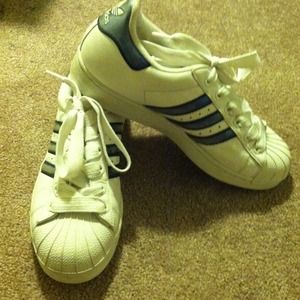 Adidas size 9 female shoes.