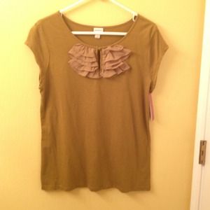 Olive green short sleeve shirt