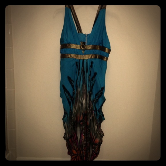 Bebe butterfly dress size Medium