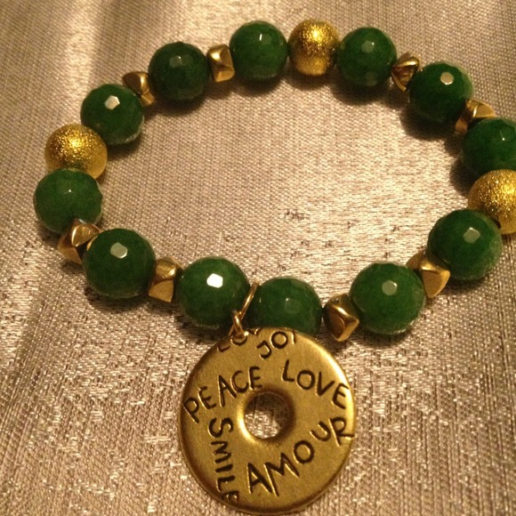 Trendy gemstone stackable bracelets - Picture 2 of 4